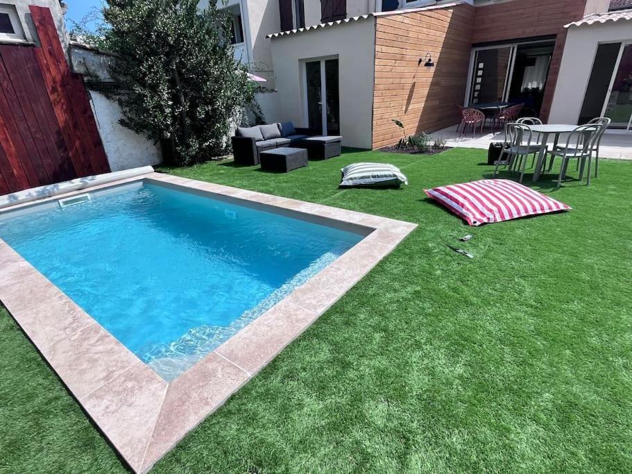 Maison Climatisee, Piscine, A 5 Minutes Des Grands Buffets 나르본 외부 사진